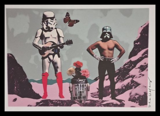 Stormtrooper - edition "Surreal Harmonies vintage collage edition" by Emma Wildfang - Large size | Catawiki
