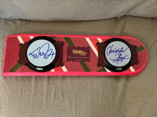 Back to the Future - Part II - Official Replica Hoverboard, signed by Michael J Fox & Christopher Lloyd - Beckett COA