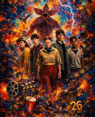 Stranger Things - STRANGER THINGS - 2026 - edizione limitata -/30 original by Raffaele De Leo - (1970) | Catawiki