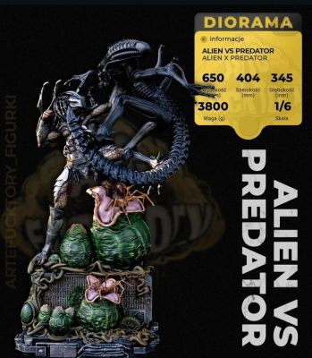 Artectory Figurki - Figurine - Alien vs Predator - Resin | Catawiki