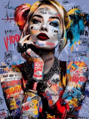 IPR Graph - Harley Quinn: La Estética del Caos y el Glamour Urbano | Catawiki