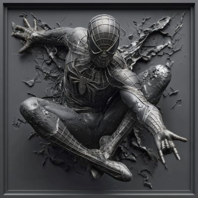 Artxlife - Black Spiderman Beyond the Frame | Catawiki