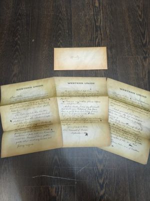 Back to the Future - - Movie prop 1885 Envelope: Doc’s letter to Marty (mint condition) | Catawiki