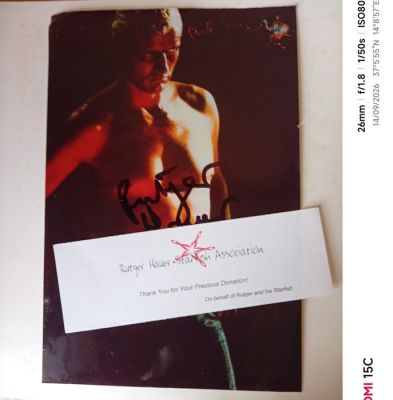 Blade Runner, signed by Rutger Hauer (+) - Directly from his foundation.