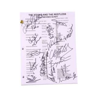 The Young And the Restless | Main Cast-Signed Episode 11,000 Script | Propstore
