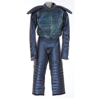 Lot 340 - John Travolta iridescent black alien costume designed by Patrick Tatopoulos from Battlefield Earth
