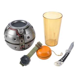 The Midnight Club - Lot 154 - Spencer‘s Club Cup, Yoyo, and Watch with Ritual Knife and Stunt Smoke Bomb