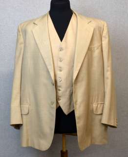 Benny Hill, English Comedian & Actor - A beige three piece suit from the Benny Hill Show, with… | Ewbank’s