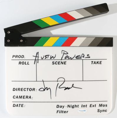 Jay Roach Director of Austin Powers (SWAU) Signed Prop Replica Clapperboard | SWAU