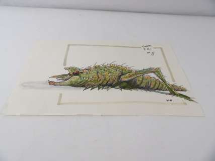 Original Star Trek 2: The Wrath Of Khan concept Art By Ken Ralston | Eagles Corps International LLC