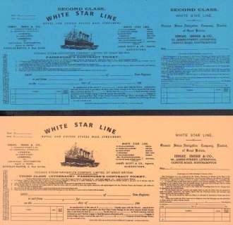 Titanic prop tickets | Piece of the Past