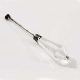 SCARFACE - Elvira Hancock (Michelle Pfeiffer) prop cut glass / crystal "cocaine" spoon
