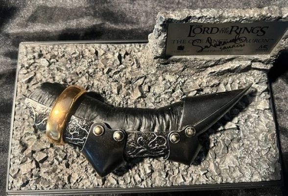 Master Replicas LOTR One Ring of Sauron SIGNED by Sala Baker 1337/2500 COA-Mint | eBay US