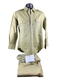 Incredible Sir Lawrence Oliver Screen Worn General Macarther Uniform From the movie Inchon. | Eagles Corps International LLC