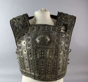 Lot 1410 - Troy (2004) Hector (Eric Bana) Two Torso Armours made of vinyl with leather look lining, leather…