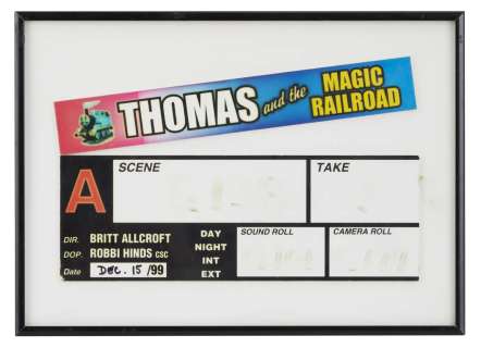 Thomas And the Magic Railroad | Production-Used Clapperboard | Julien’s