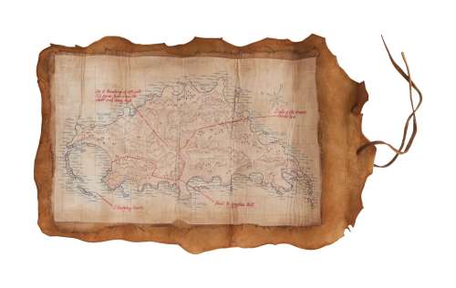 Muppet Treasure Island | Hero Treasure Map Prop | Julien’s
