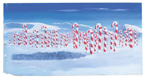 A Harrison Ellenshaw "Elf" Original Background Painting. | Van Eaton Galleries