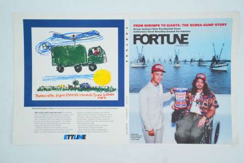 Forrest Gump (1994) Uncut Fortune Magazine Cover | GWS Auctions
