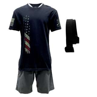 The Terminal List James Reece Chris Pratt Screen Worn Short Sleeve Shirt, Button-Front Shorts & Belt Ep 106 - Lot #107 - The Terminal List James Reece Chris Pratt Screen Worn Short Sleeve Shirt, Button-Front Shorts & Belt Ep 106: Authentic… | VIP Fan Auctions