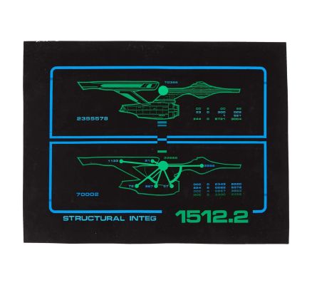 Star Trek Vi: the Undiscovered Country | Lot 2 - USS Enterprise-A Structural Integrity LCARS Panel | Julien’s