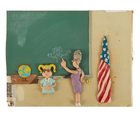 Paul Reubens | Lot 92 - “Penny” - Original Claymation “School” Scene | Julien’s