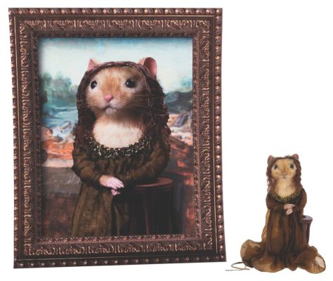 Lot 55 - A "Dinner for Schmucks" Prop Taxidermy Mona Lisa Mouse. | Van Eaton Galleries