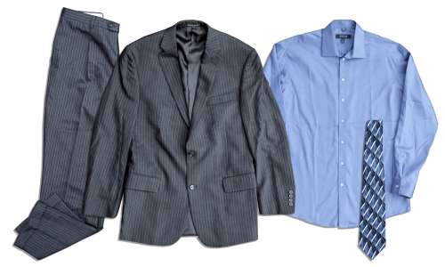 Steve Carell Screen Worn Pinstripe Suit From ’’The Office’’ -- With a COA From NBC Universal | Nate Sanders