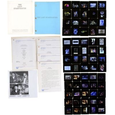 THE LAST STARFIGHTER (1984) - Lot #286 : Bound Final Revised Draft Script with Production Slides and Press Kit
