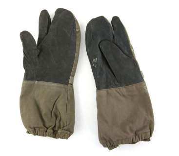 James Bond Die Another Day - Pair of prop North Korean Soldiers Trigger gloves. | Ewbank’s