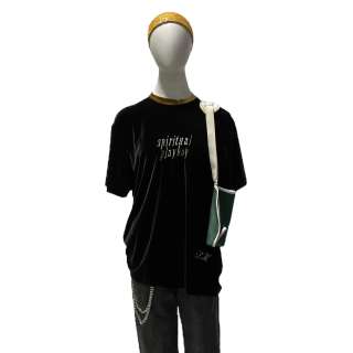 Bottoms Josie’s Ayo Edebiri Short Sleeve Shirt, Button-Front Pants, Arm Sling, Bandana, Pocket Chain & Socks | VIP Fan Auctions