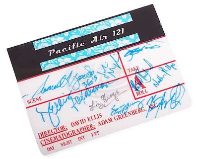 Lot 540 - Snakes on a Plane - Cast Autographed Camera Slate