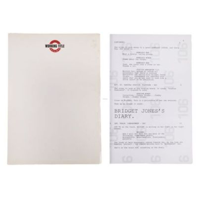 BRIDGET JONES‘S DIARY (2001) - Lot #68 : Bound Script