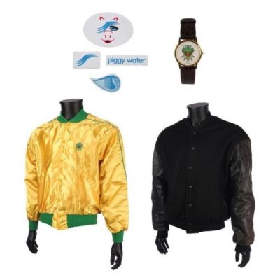 MUPPETS FRANCHISE, THE (1955) - Lot #290 : Two Kermit the Frog Crew Jackets, Crew Gift Watch and Four Badges