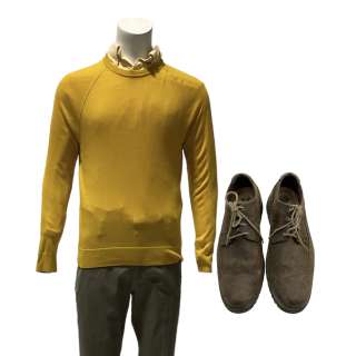 Welcome to Flatch Father Joe’s Seann William Scott Sweater, Button-up Shirt, Pants & Shoes | VIP Fan Auctions