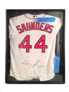 Lot 152 - Patriots Day Tommy Saunders (Mark Wahlberg) Framed Jersey