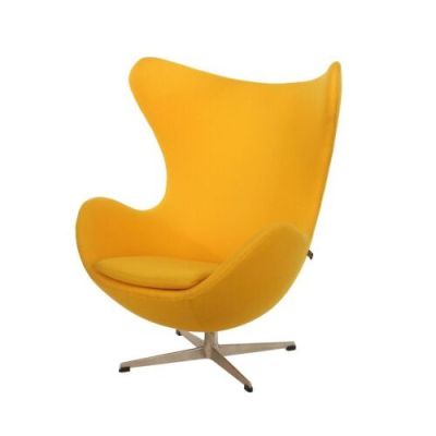 James Bond: Casino Royale (1967) | Lot  87. Reupholstered Production-Used Arne Jacobs First Generation Egg Chair | Propstore
