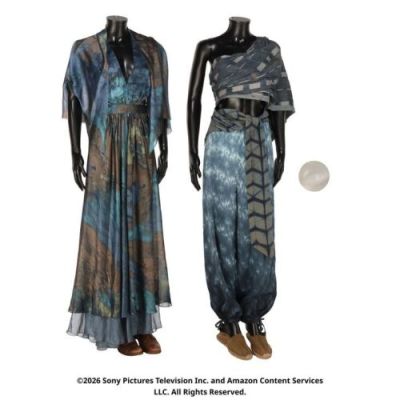 Wheel of Time, the (T.V. Series, 2021-2023) | Lot  241. Moiraine Damodred’s Desert Dress and Siuan Sanche’s Dream Costume, and Sakarnen | Propstore