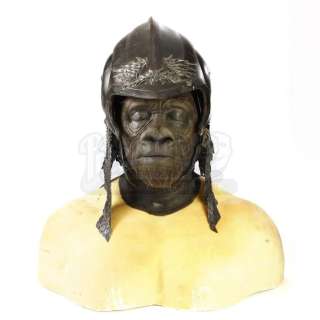 PLANET OF THE APES (2001) - Lot 306 - Attar‘s (Michael Clarke Duncan) Costume Helmet and Paint Test Head