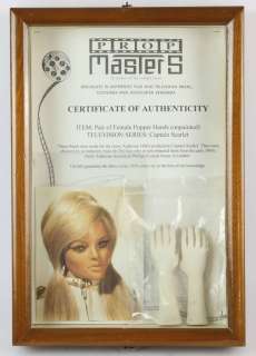 Captain Scarlet - Original pair of female puppet hands (unpainted) made for the Gerry Anderson… | Ewbank’s