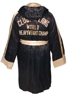 1982 Clubber Lang Fight Robe & Trunks Screen-Worn by Mr. T in "Rocky III" (2)(Photomatch • Frank Stallone LOA) | Grey Flannel Auctions