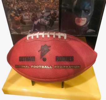 The Dark Knight Rises (2012) - Original Prop Gotham Rogues Football | Hanlin Auction Service