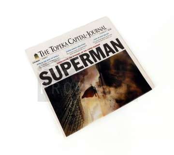 Man of Steel - SUPERMAN Newspaper Prop | Propabilia