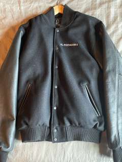 Criminal Minds Crew Jacket Leather sleeves.