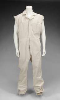 THE BIG LEBOWSKI JEFF BRIDGES WHITE SLEEVELESS COVERALLS | Julien’s