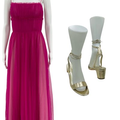 Poker Face Season 2 Maid of Honor (Ava Paloma) Screen Worn Dress & Shoes Ch 1 Sc 10-35 Ep 211 | VIP Fan Auctions