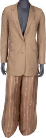 Succession(HBO® Original 2018-2023) Sarah Snook "Shiv Roy" Max Mara Ensemble, Aquatalia Heels, Hereu Tote, and Dry Cle...