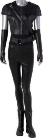 Westworld (HBO®Original 2016-2022) Tessa Thompson "Host Hale" Final Clean and Wounded Black Leather Battle Ensembles with Breakaway Host Pearls from Season 4, Episode 8 "Que Será Será". (Total: 3 Items)