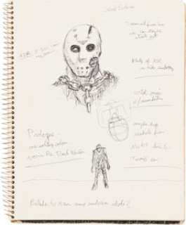 John Carl Buechler’s Personal Sketchbook with (45) Pages of Original Drawings and Notes. | Heritage