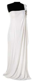 Lot 1044 - Eva Gabor "Lisa Douglas" white balcony gown from opening credits of Green Acres.